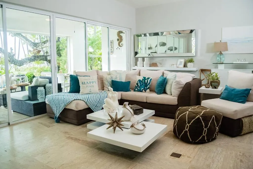 3 Bedroom First Line Beach Apt At Playa Bonita El Paraiso Building 101 Las Terrenas Appartement