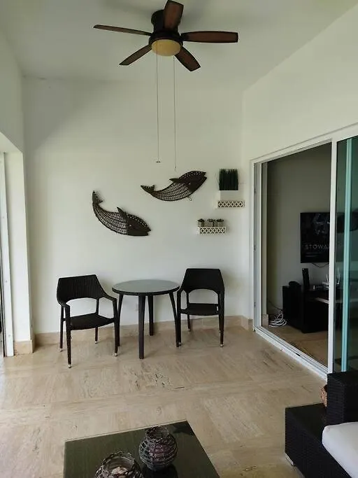 3 Bedroom First Line Beach Apt At Playa Bonita El Paraiso Building 101 Las Terrenas Appartement